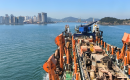 APS dá início ao projeto de dragagem de aprofundamento do canal de navegação do Porto de Santos